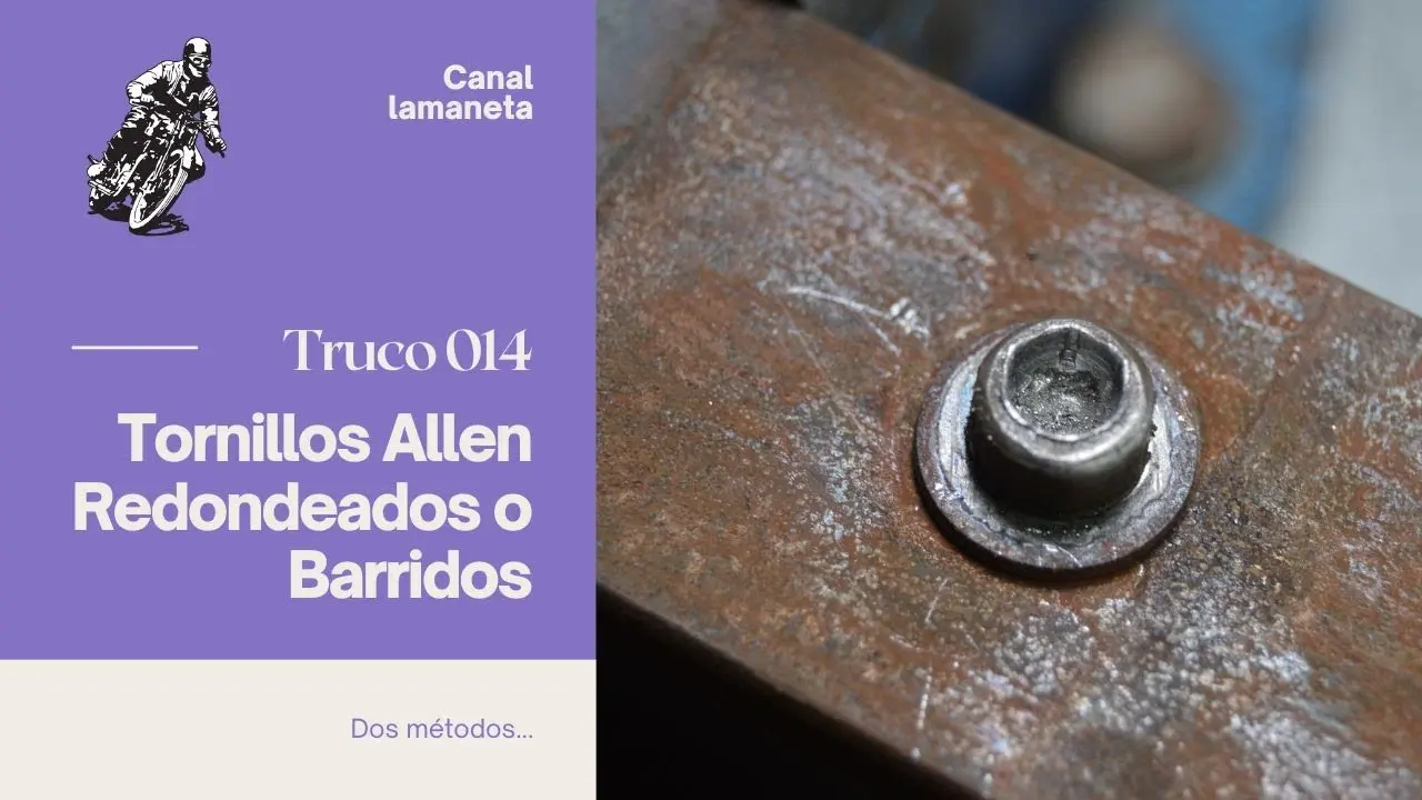 como quitar un tornillo de llave allen barrido - Cómo quitar un tornillo que se ha pasado de rosca