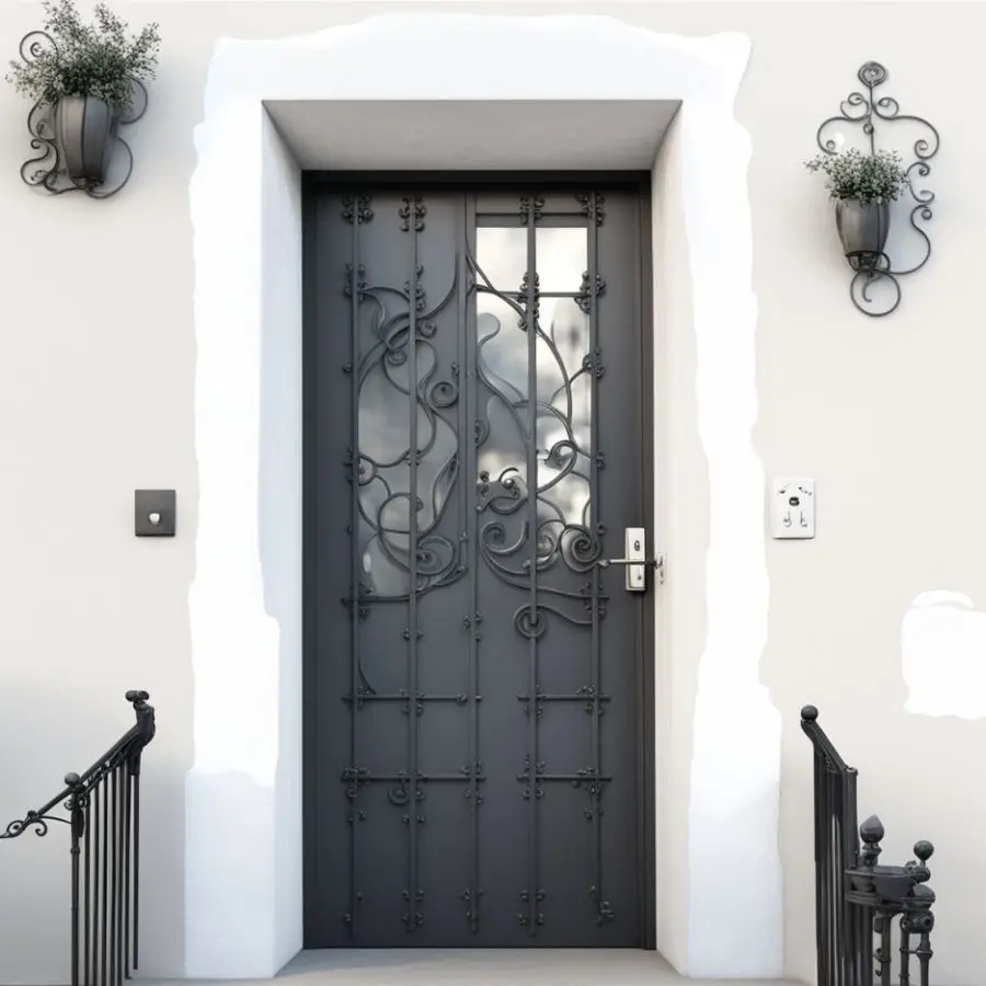 puertas de cerrajeria para jardín - Cuál es el mejor material para hacer una puerta