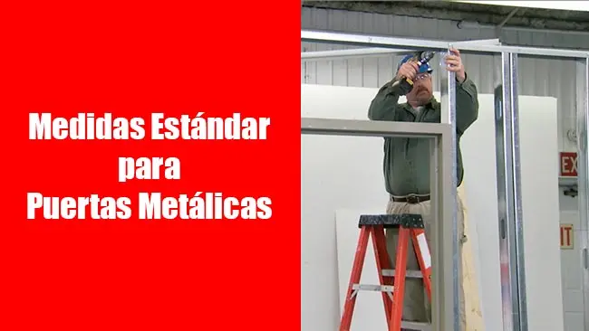 puerta cerrajero hierro - Cuánto mide una puerta de metal