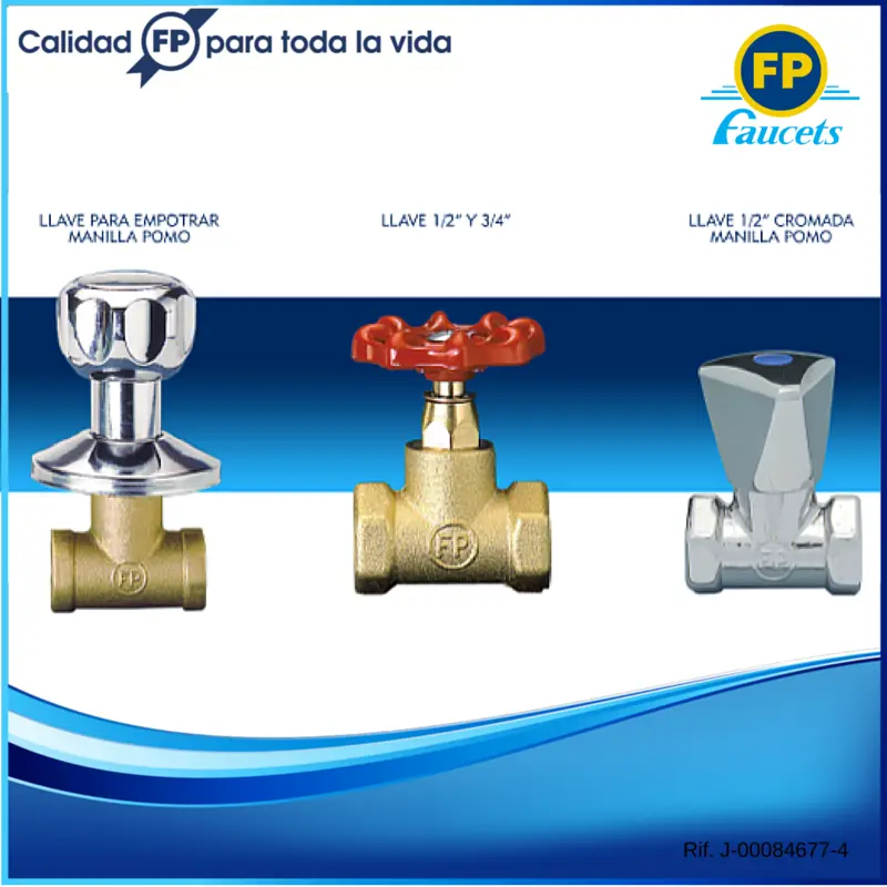 llave de paso tipos - Qué significa 1 2 en un grifo